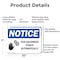 Signmission This Equipment Starts Automatically OSHA Notice Sign, Aluminum, 10in W x 7in L, 2PK OS-2PACK-NS-A-710-L-18614 - alternate 4